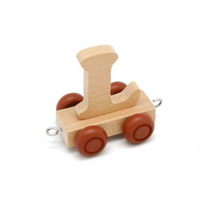 Wooden Train Letter L