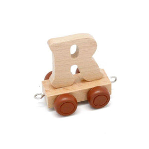 Wooden Train Letter R