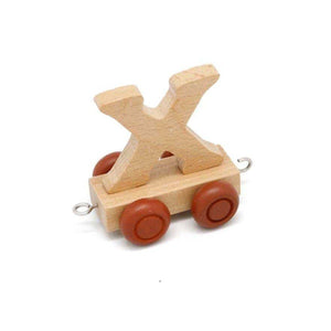 Wooden Train Letter X