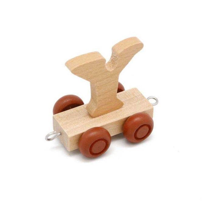 Wooden Train Letter Y