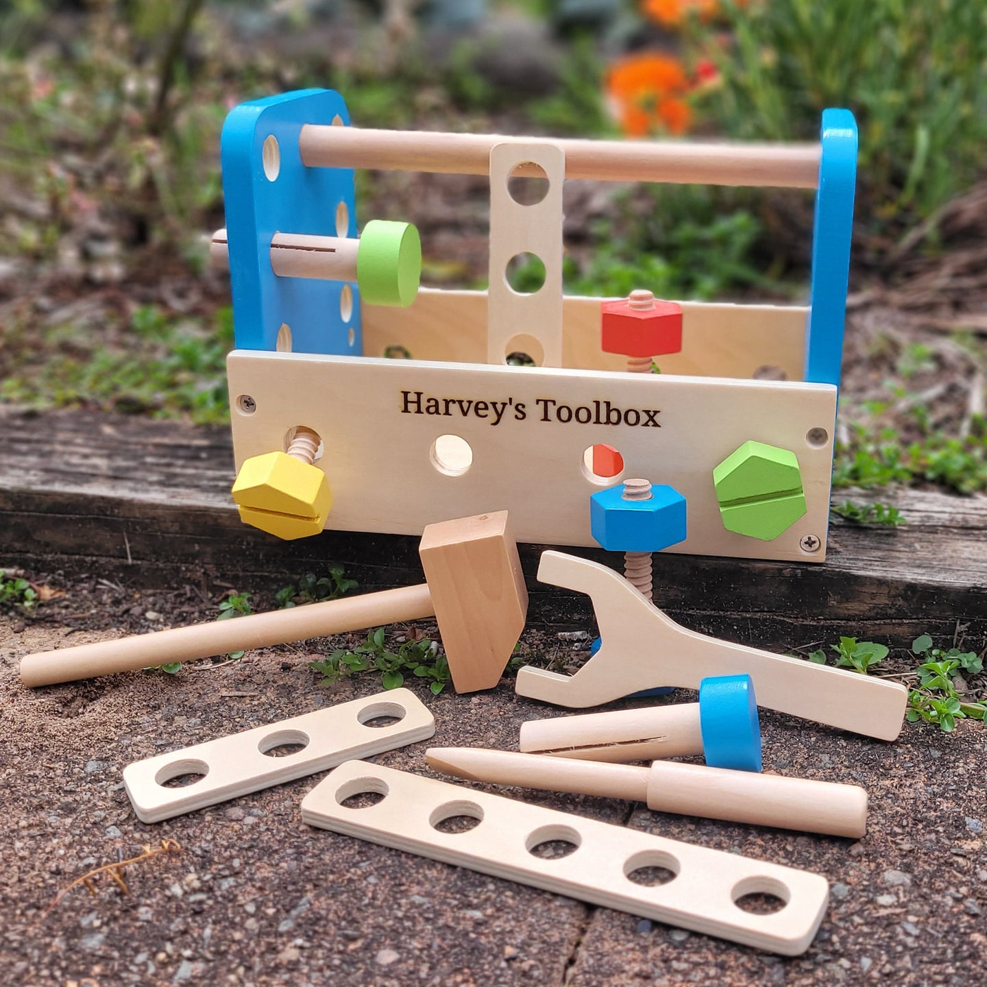 Personalised Wooden Toolbox