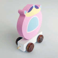 Wooden Coloured Princess Carriage