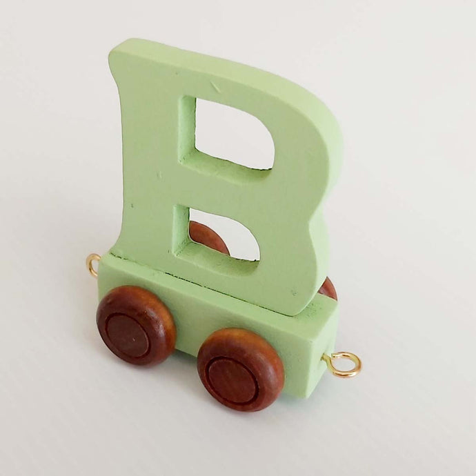 Wooden Coloured Letter B