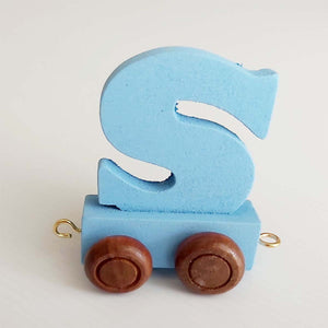 Wooden Coloured Letter S