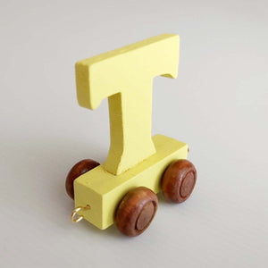 Wooden Coloured Letter T