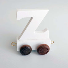 Wooden Coloured Letter Z