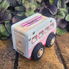 Personalised Wooden Pink Kombi
